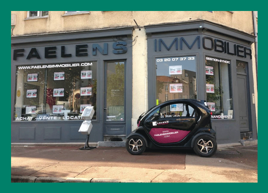 Faelens Immobilier - Covering d'un Renault Twizy