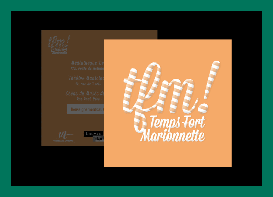 TFM, Temps Fort de la Marionnette - programme 12x12cm